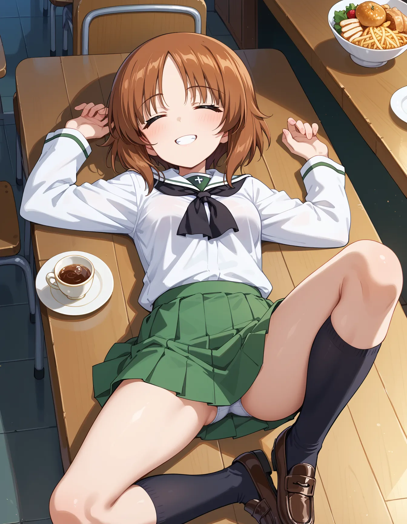 【「学制服」AIエロ画像（イラスト・アニメ・二次元風）4855枚まとめ！(154ページ目)のエロ画像4枚目
