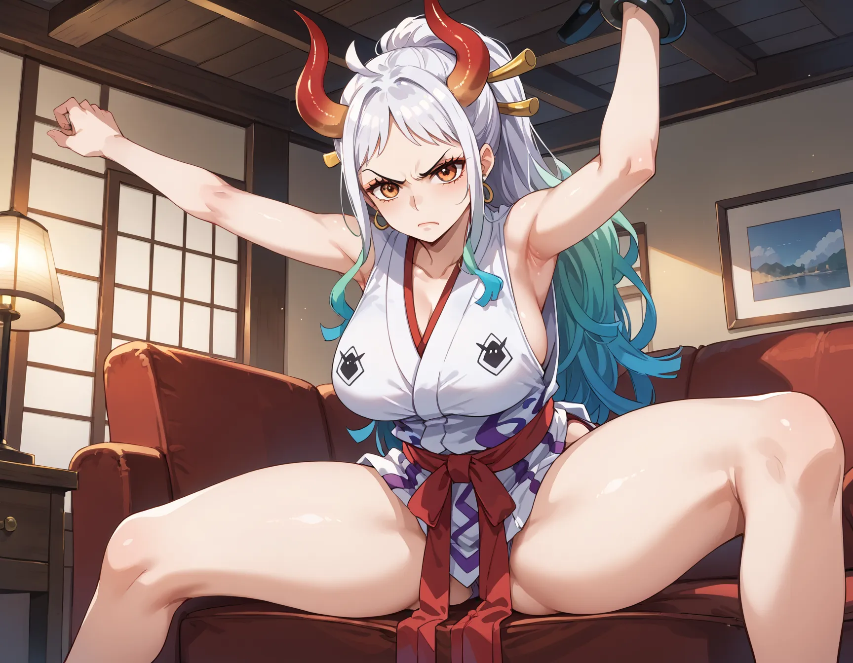 【「着物」AIエロ画像（イラスト・アニメ・二次元風）1472枚まとめ！(47ページ目)のエロ画像20枚目