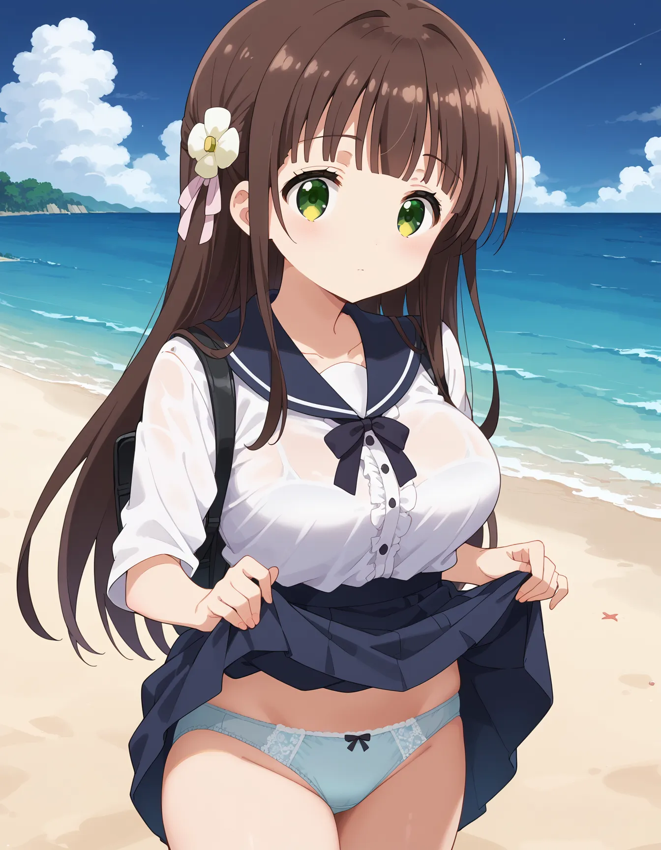 【「下着（ブラジャー・パンティ）」AIエロ画像（イラスト・アニメ・二次元風）15996枚まとめ！(506ページ目)のエロ画像10枚目