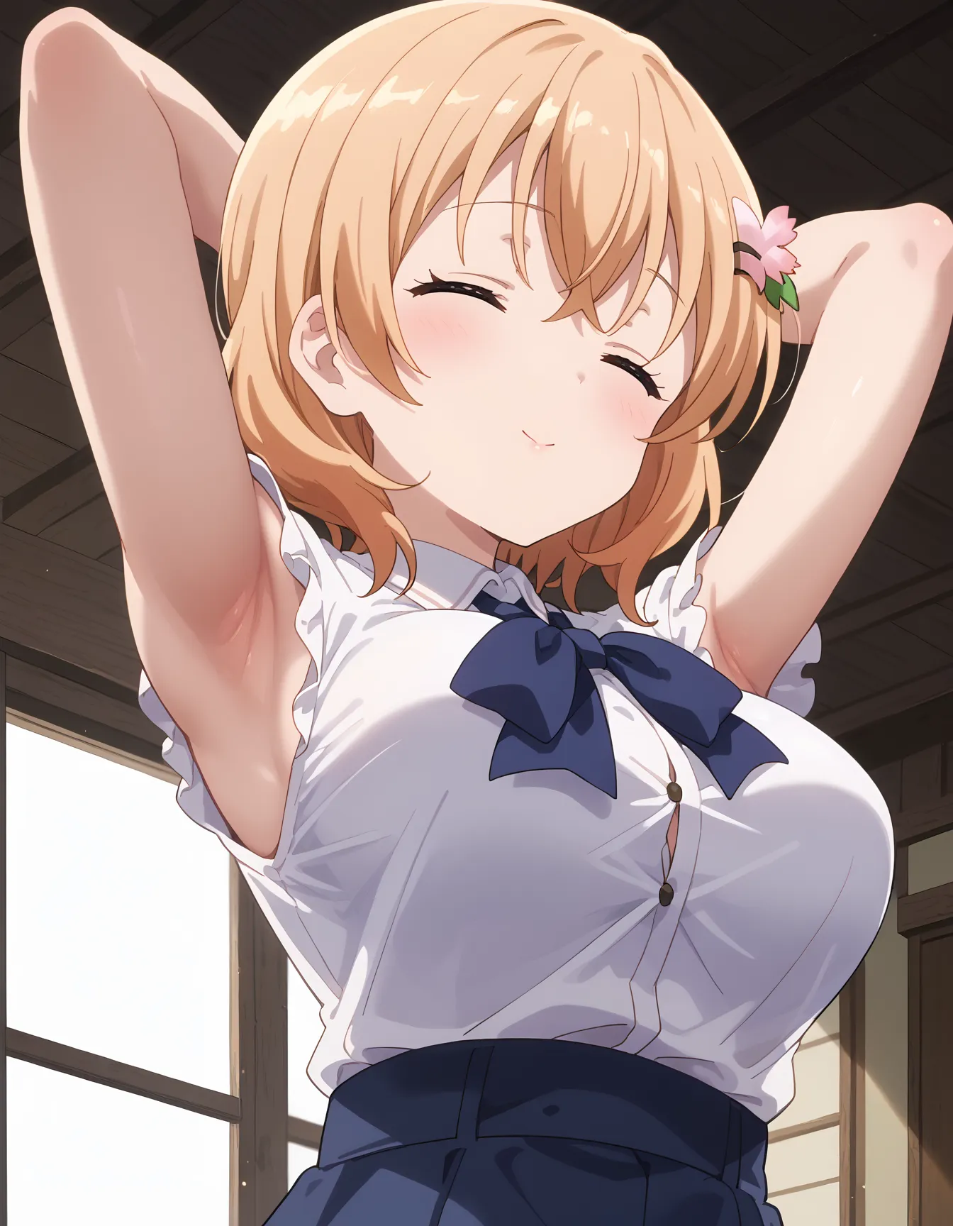 【「腋・脇」AIエロ画像（イラスト・アニメ・二次元風）4705枚まとめ！(149ページ目)のエロ画像27枚目