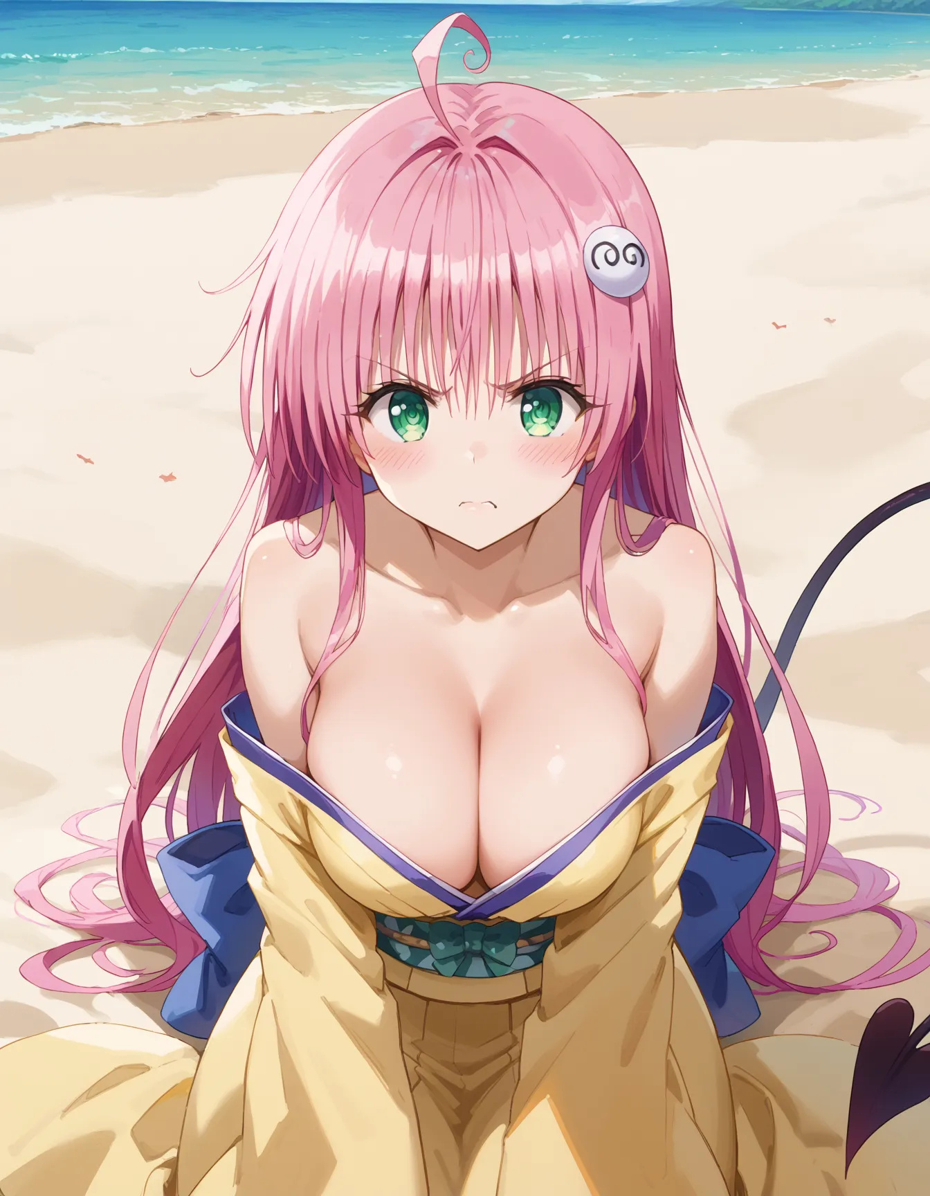 【「着物」AIエロ画像（イラスト・アニメ・二次元風）1472枚まとめ！(47ページ目)のエロ画像8枚目