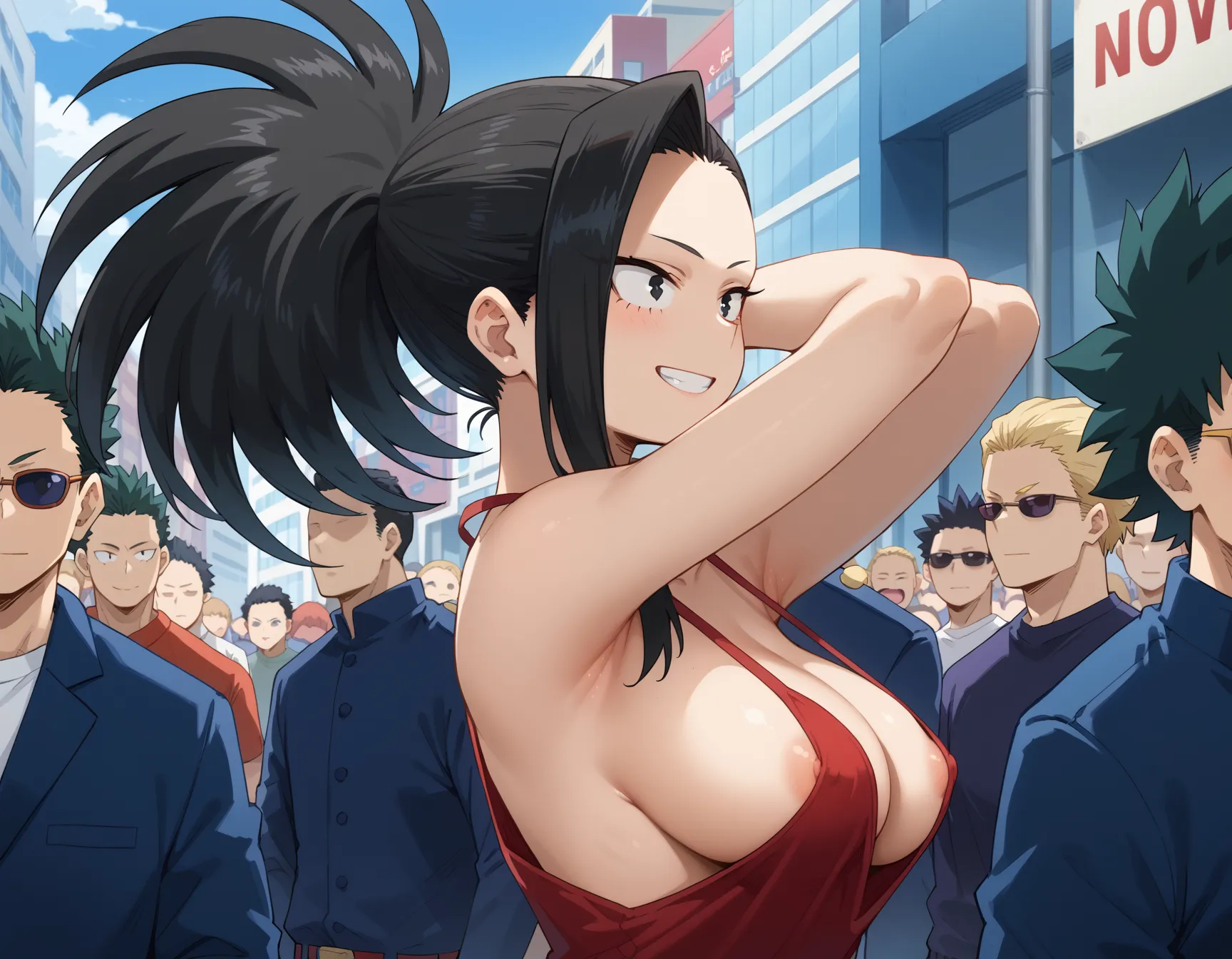 【「腋・脇」AIエロ画像（イラスト・アニメ・二次元風）4705枚まとめ！(149ページ目)のエロ画像16枚目