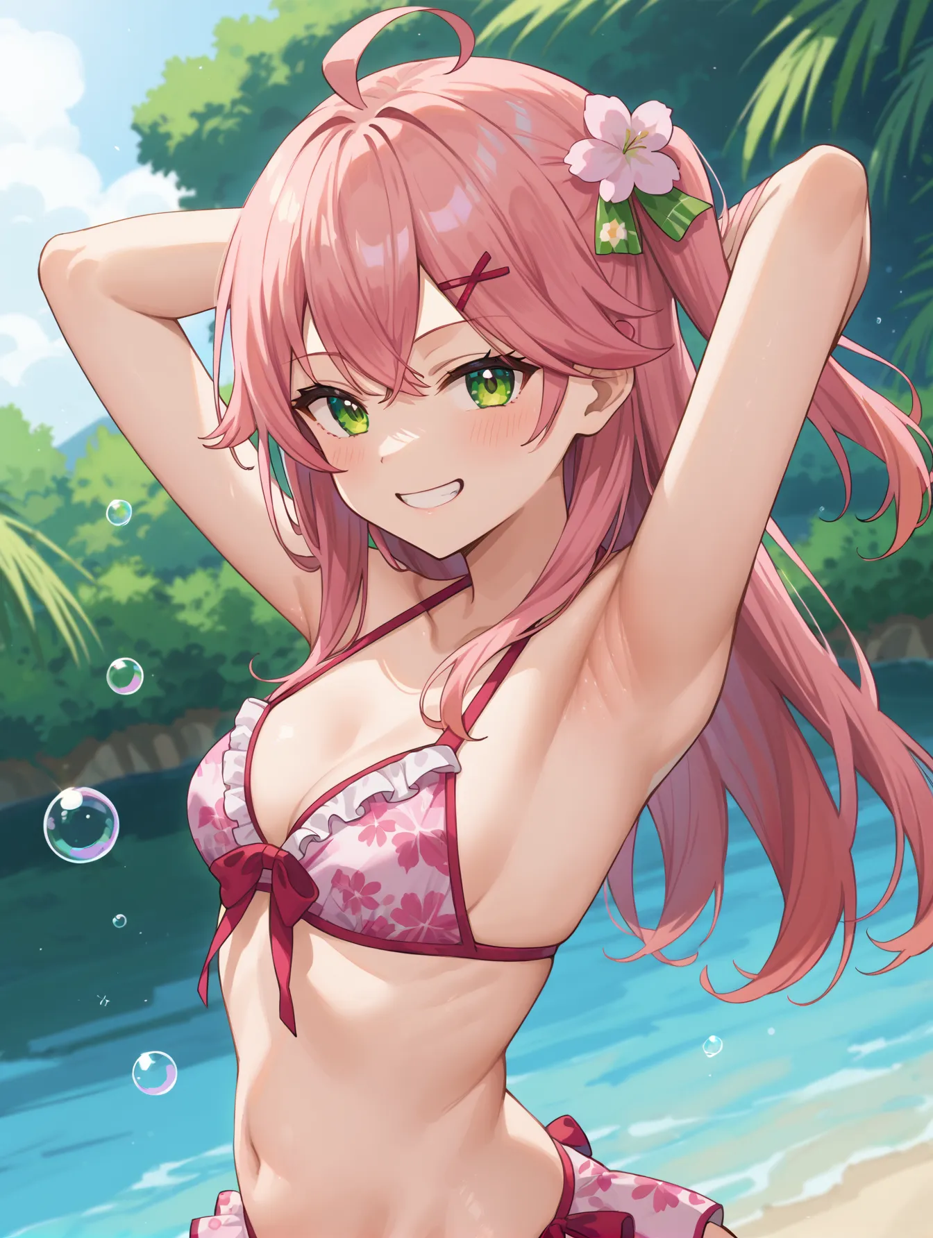 【「腋・脇」AIエロ画像（イラスト・アニメ・二次元風）4705枚まとめ！(149ページ目)のエロ画像15枚目