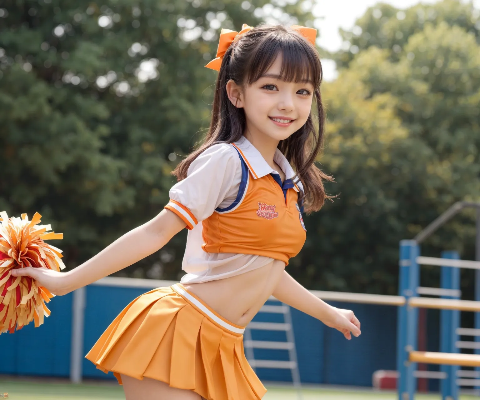 【「ロリ・小柄×チアリーダー」AIエロ画像（リアル・実写・フォト風）264枚まとめ！(9ページ目)のエロ画像12枚目