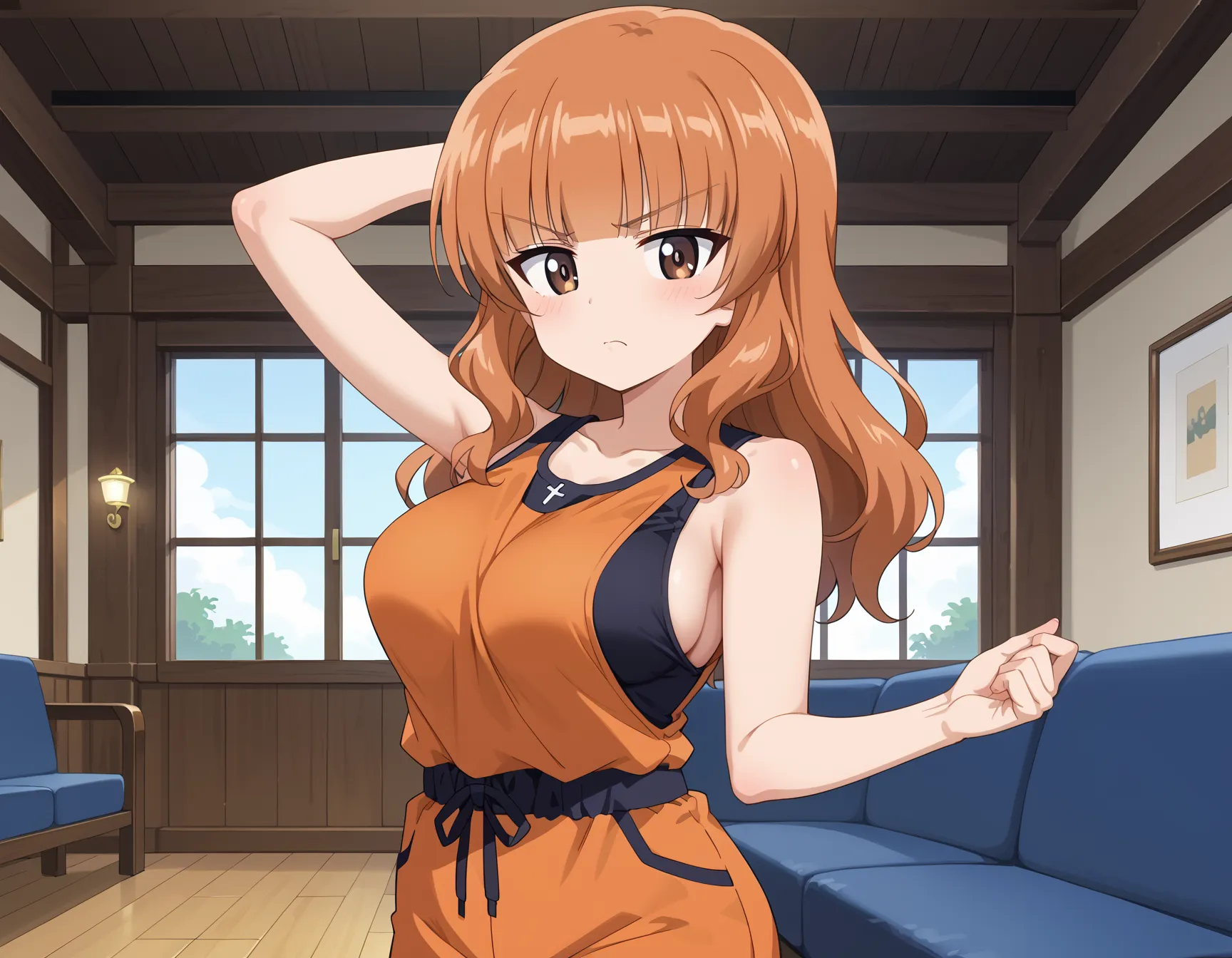 【「腋・脇」AIエロ画像（イラスト・アニメ・二次元風）4705枚まとめ！(149ページ目)のエロ画像9枚目