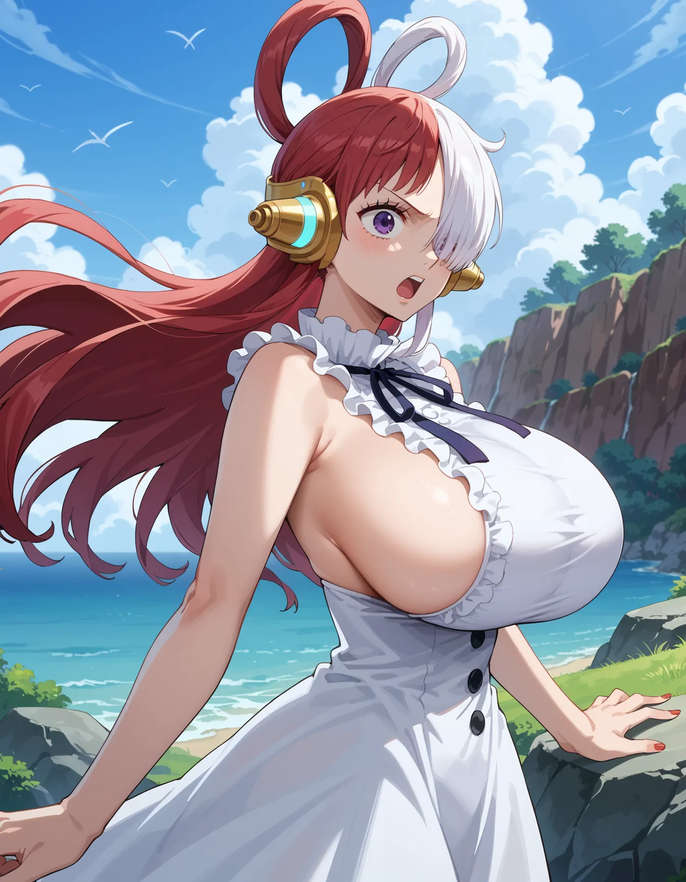 【「爆乳・超乳」AIエロ画像（イラスト・アニメ・二次元風）5621枚まとめ！(177ページ目)のエロ画像12枚目