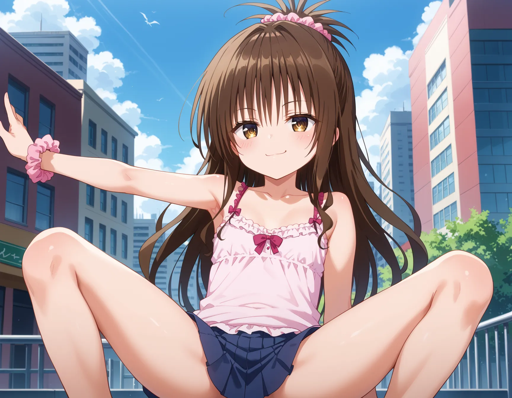 【「貧乳×下着（ブラジャー・パンティ）」AIエロ画像（イラスト・アニメ・二次元風）1743枚まとめ！(55ページ目)のエロ画像15枚目
