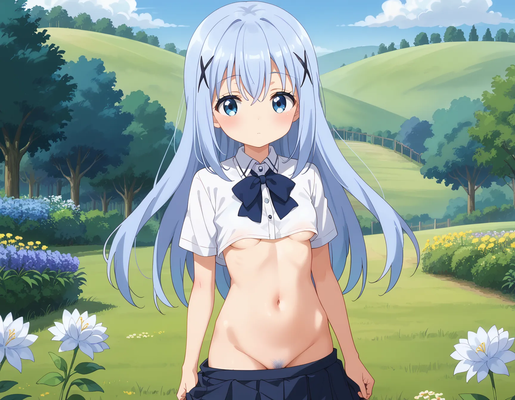 【「学制服」AIエロ画像（イラスト・アニメ・二次元風）4855枚まとめ！(152ページ目)のエロ画像10枚目