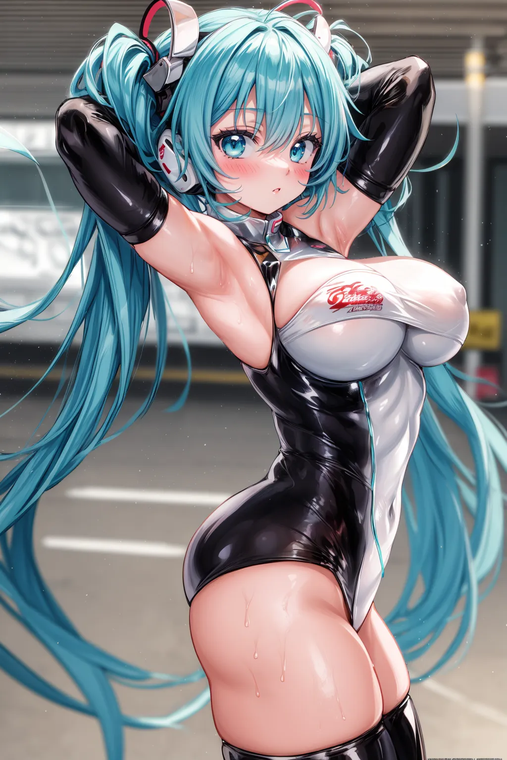 【「爆乳・超乳」AIエロ画像（イラスト・アニメ・二次元風）5621枚まとめ！(177ページ目)のエロ画像4枚目