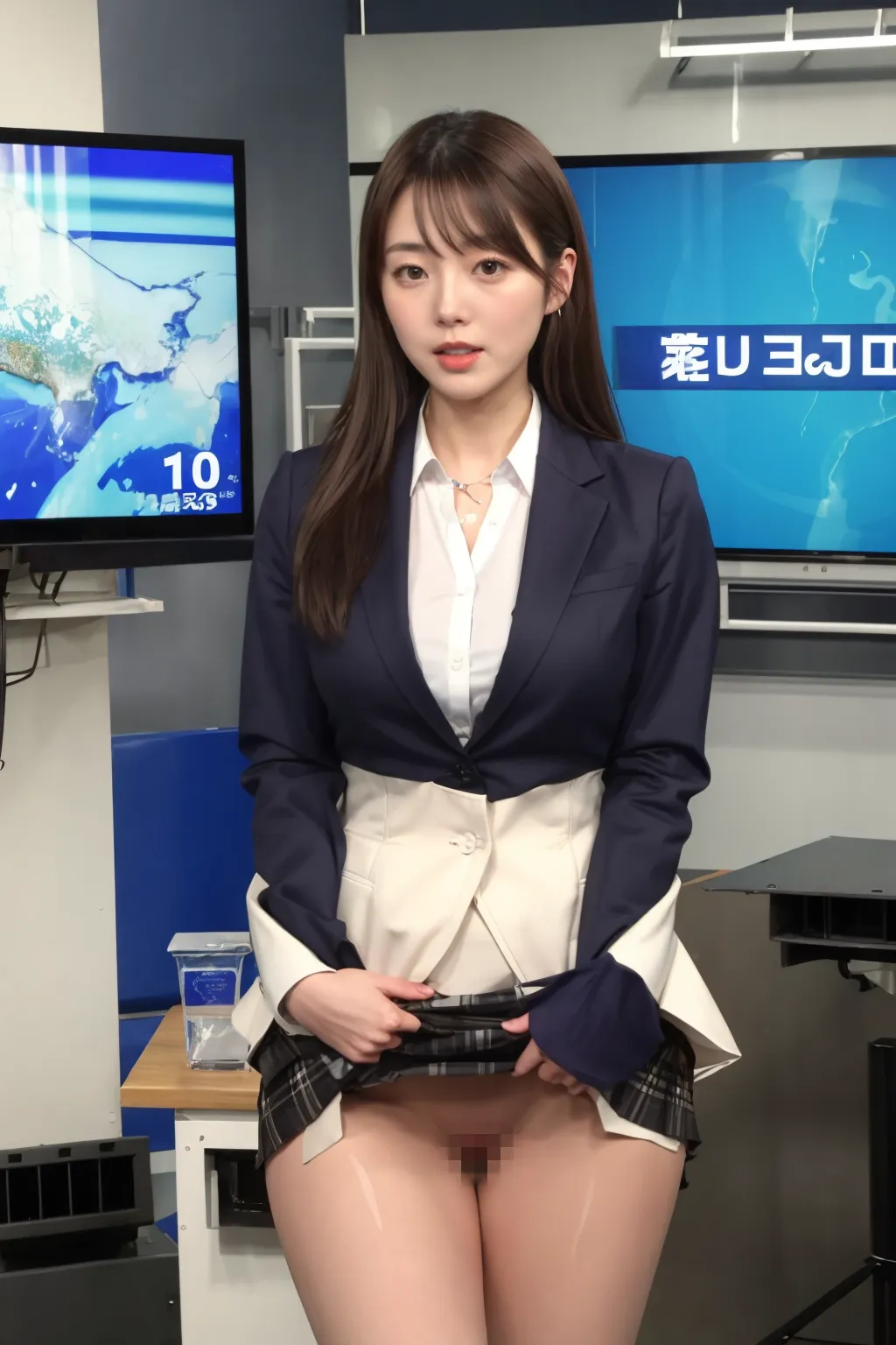 【「女子アナウンサー」AIエロ画像（リアル・実写・フォト風）634枚まとめ！(20ページ目)のエロ画像27枚目