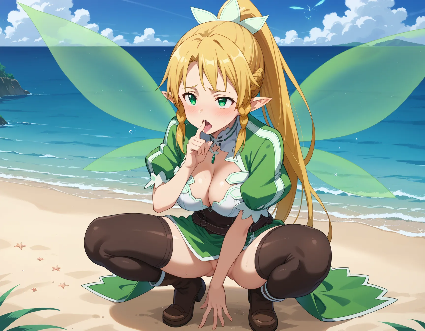 【「おまんこ」AIエロ画像（イラスト・アニメ・二次元風）9763枚まとめ！(306ページ目)のエロ画像27枚目