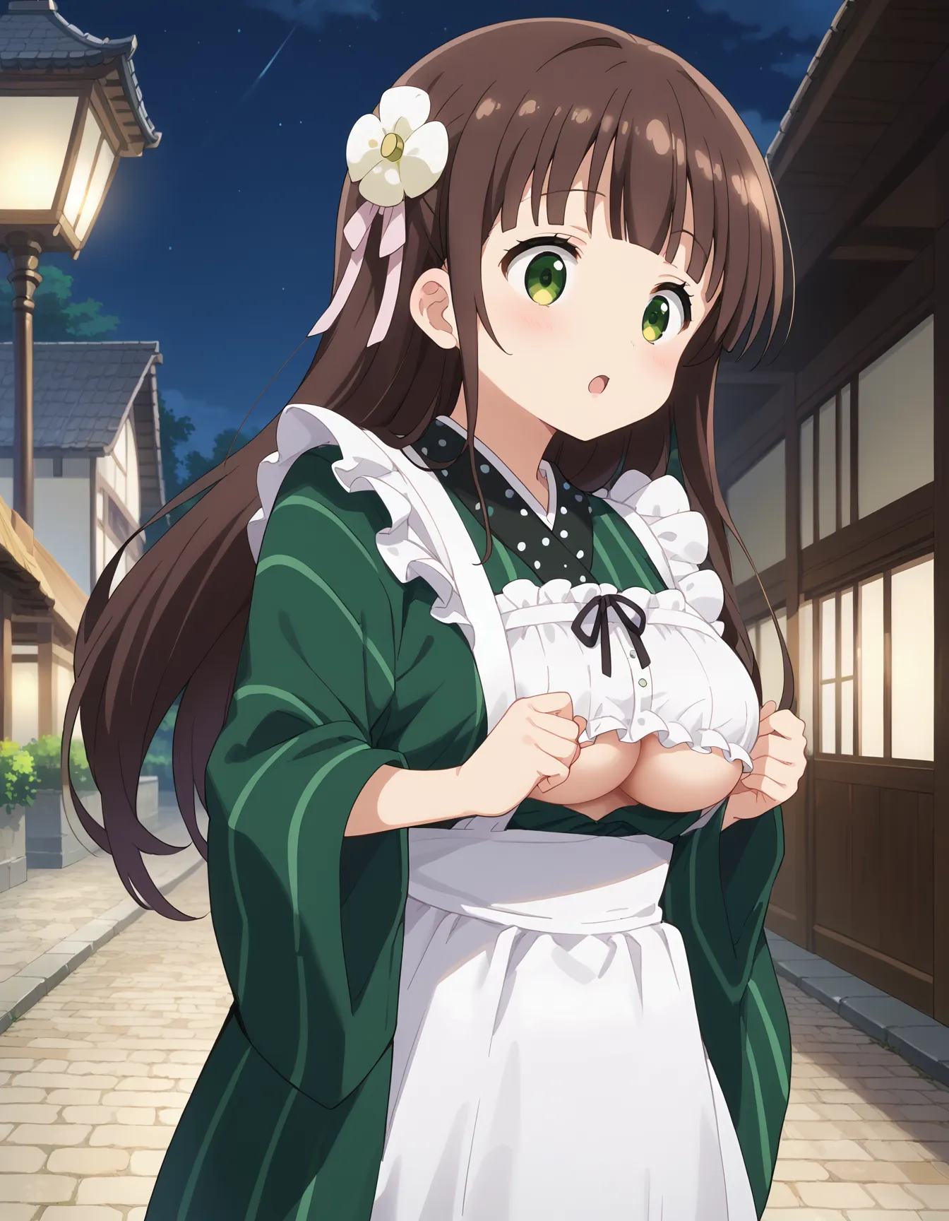 【「着物」AIエロ画像（イラスト・アニメ・二次元風）1472枚まとめ！(46ページ目)のエロ画像24枚目