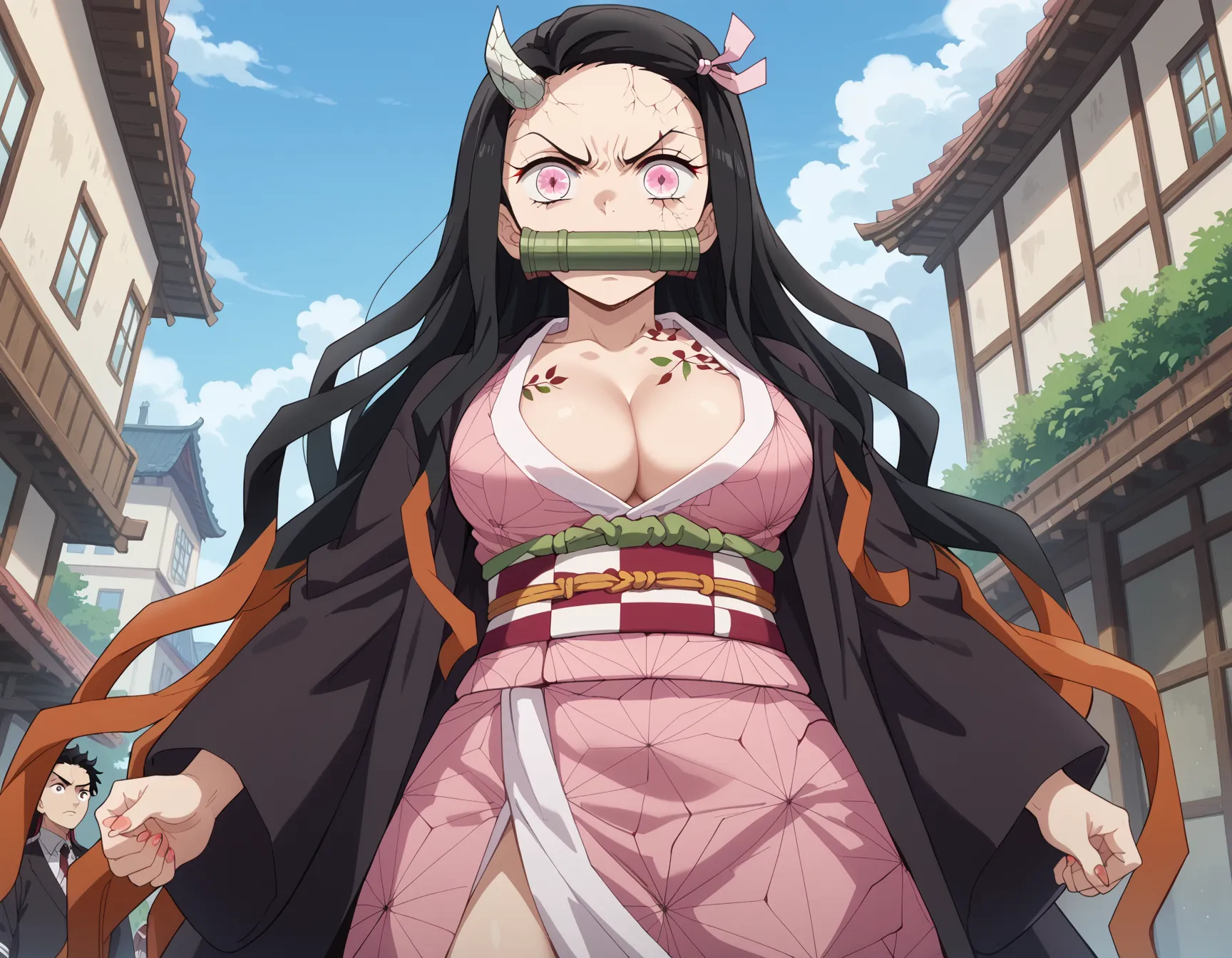 【「着物」AIエロ画像（イラスト・アニメ・二次元風）1472枚まとめ！(46ページ目)のエロ画像23枚目