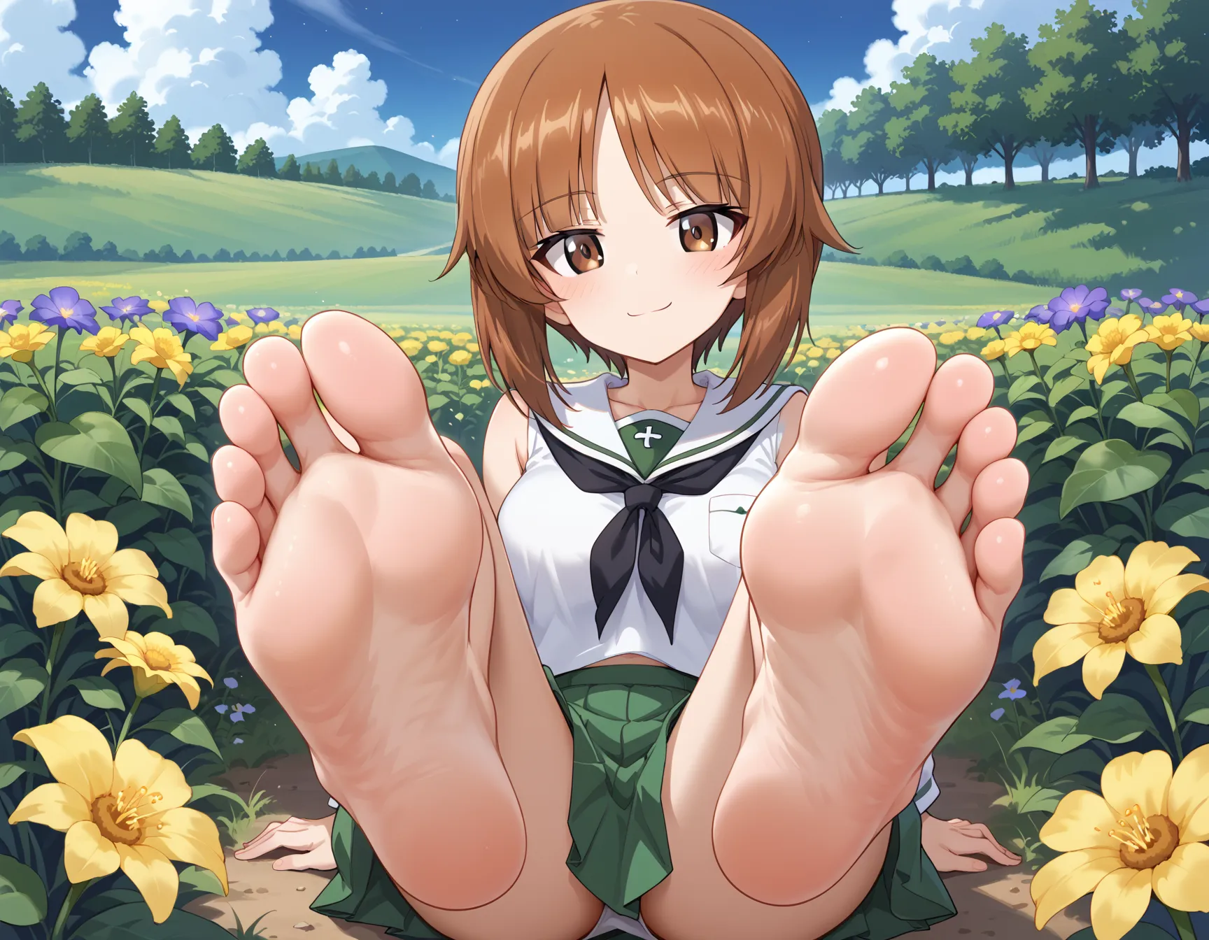 【「学制服」AIエロ画像（イラスト・アニメ・二次元風）4855枚まとめ！(151ページ目)のエロ画像24枚目
