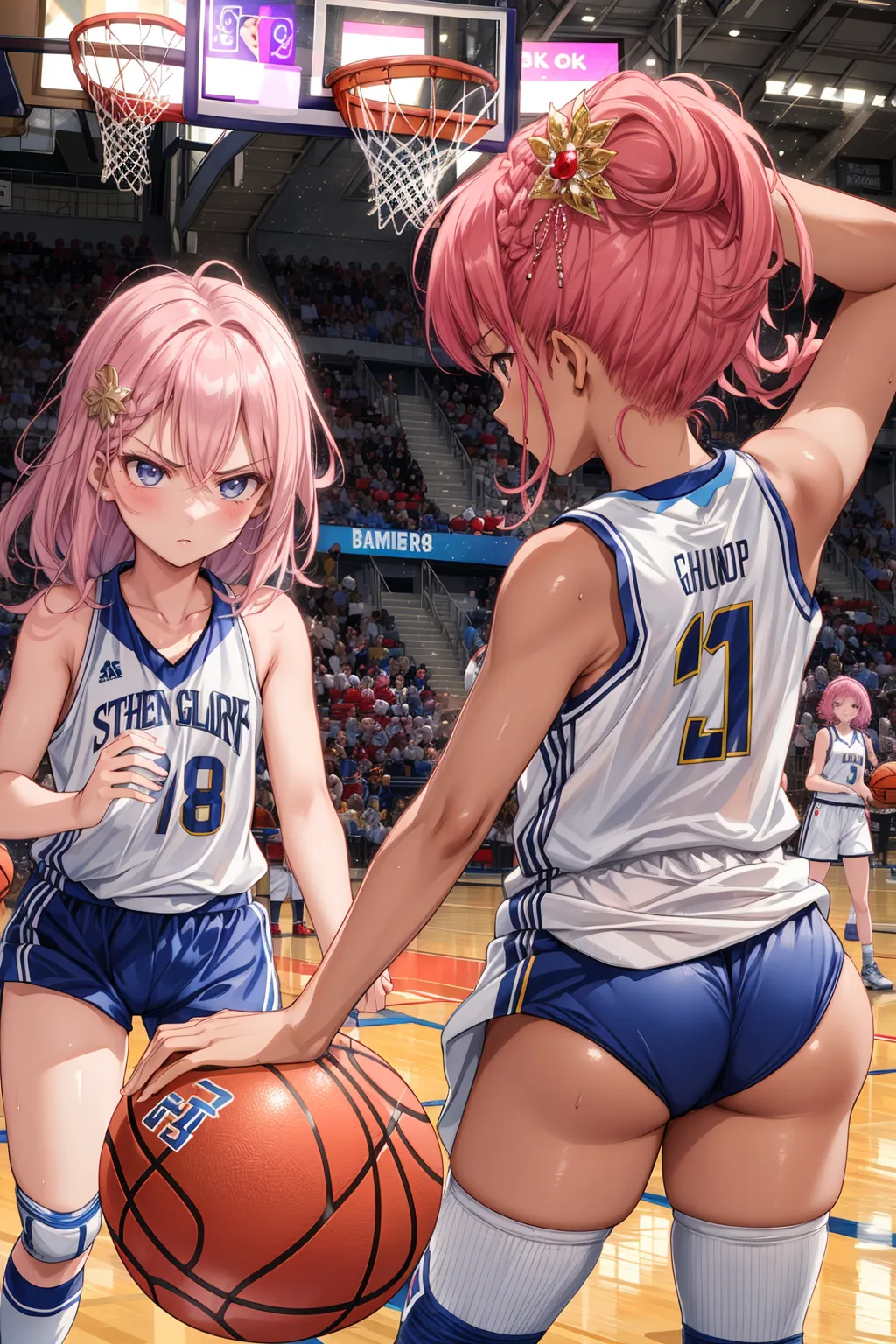 【「貧乳×下着（ブラジャー・パンティ）」AIエロ画像（イラスト・アニメ・二次元風）1743枚まとめ！(55ページ目)のエロ画像12枚目