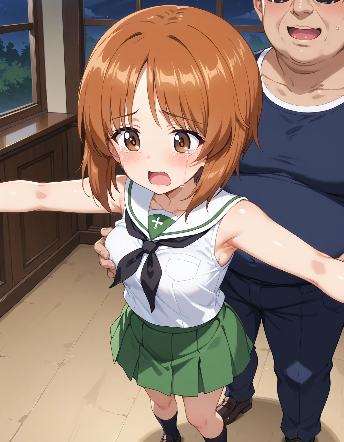 【「学制服」AIエロ画像（イラスト・アニメ・二次元風）4855枚まとめ！(151ページ目)のエロ画像16枚目