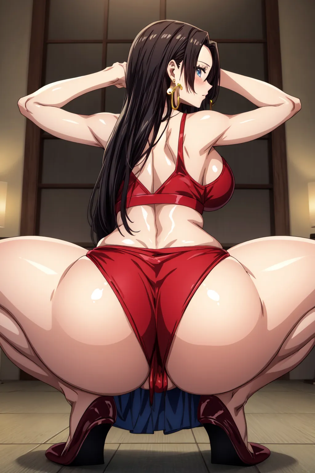【「尻」AIエロ画像（イラスト・アニメ・二次元風）13361枚まとめ！(416ページ目)のエロ画像30枚目