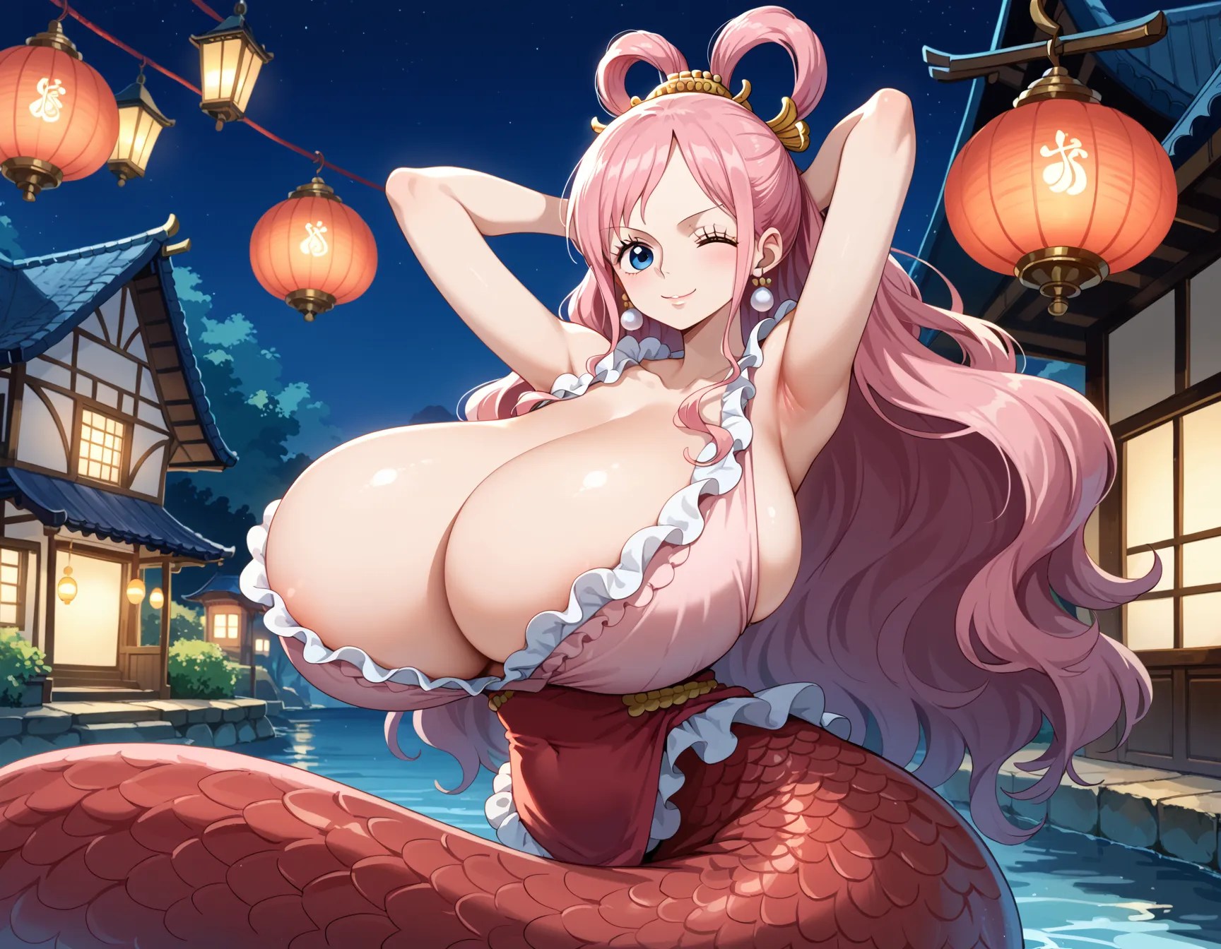 【「爆乳・超乳」AIエロ画像（イラスト・アニメ・二次元風）5621枚まとめ！(176ページ目)のエロ画像3枚目