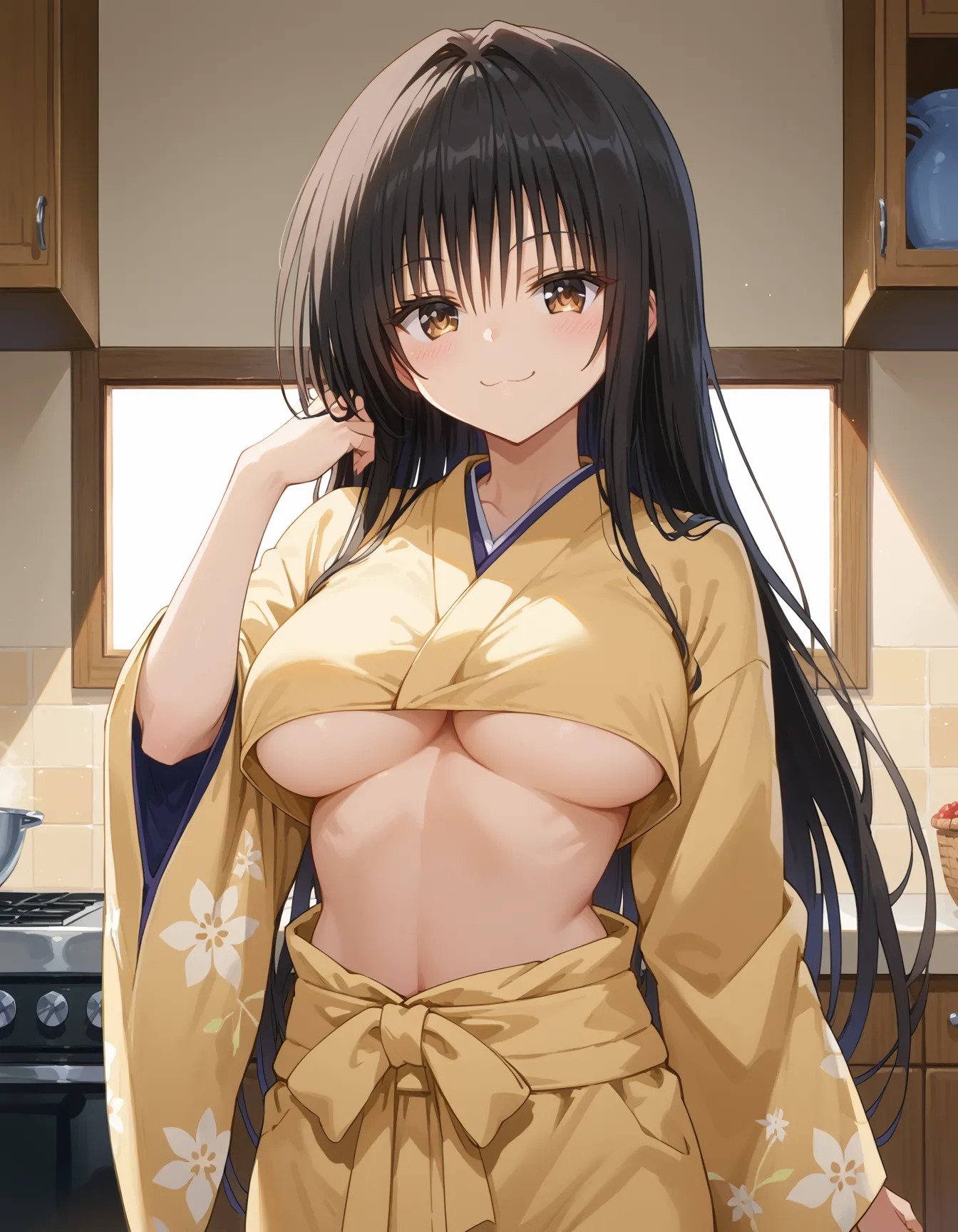 【「着物」AIエロ画像（イラスト・アニメ・二次元風）1472枚まとめ！(46ページ目)のエロ画像13枚目