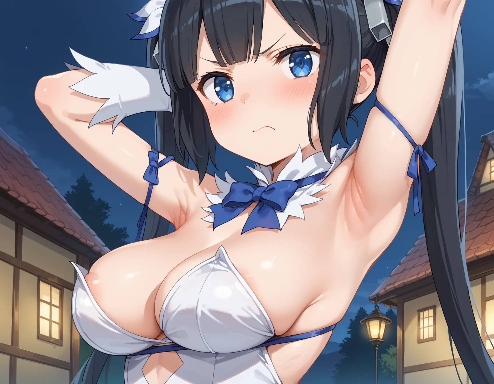 【「腋・脇」AIエロ画像（イラスト・アニメ・二次元風）4705枚まとめ！(147ページ目)のエロ画像21枚目