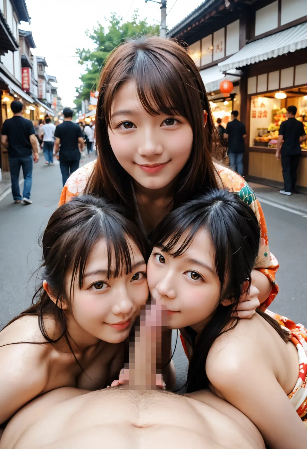 【「巨乳×着物」AIエロ画像（リアル・実写・フォト風）117枚まとめ！(4ページ目)のエロ画像16枚目