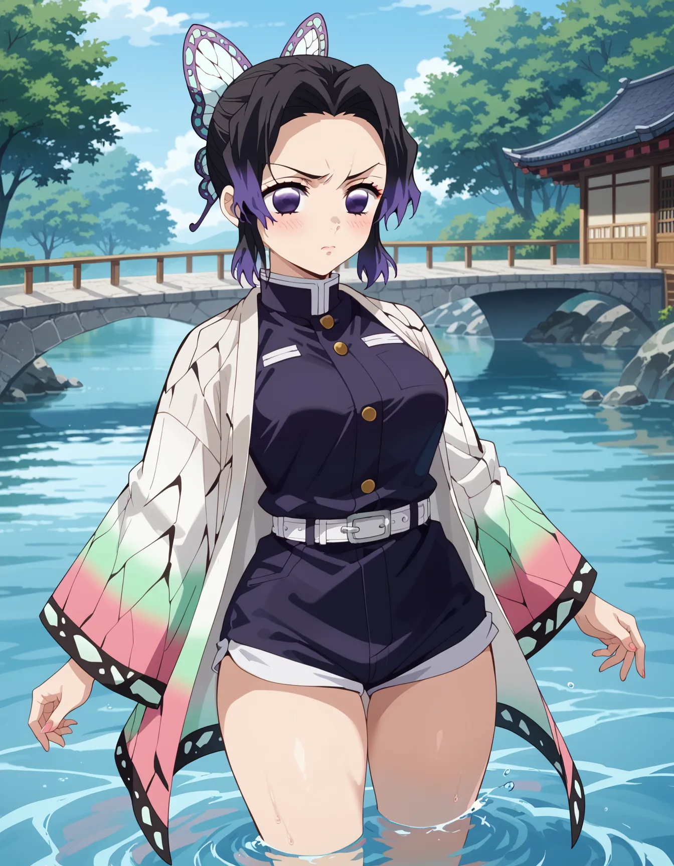 【「下着（ブラジャー・パンティ）」AIエロ画像（イラスト・アニメ・二次元風）15996枚まとめ！(494ページ目)のエロ画像27枚目