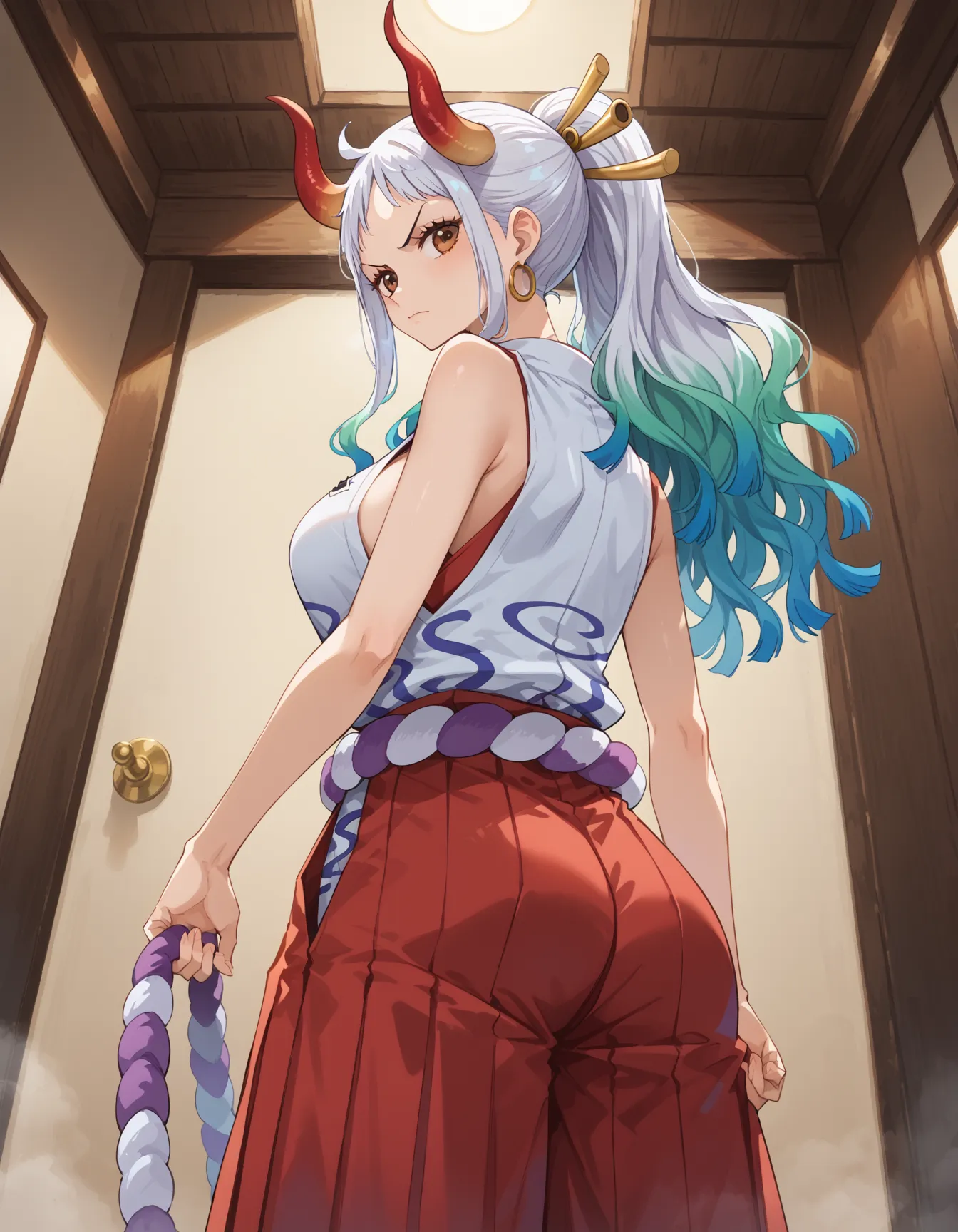 【「着物」AIエロ画像（イラスト・アニメ・二次元風）1472枚まとめ！(46ページ目)のエロ画像6枚目