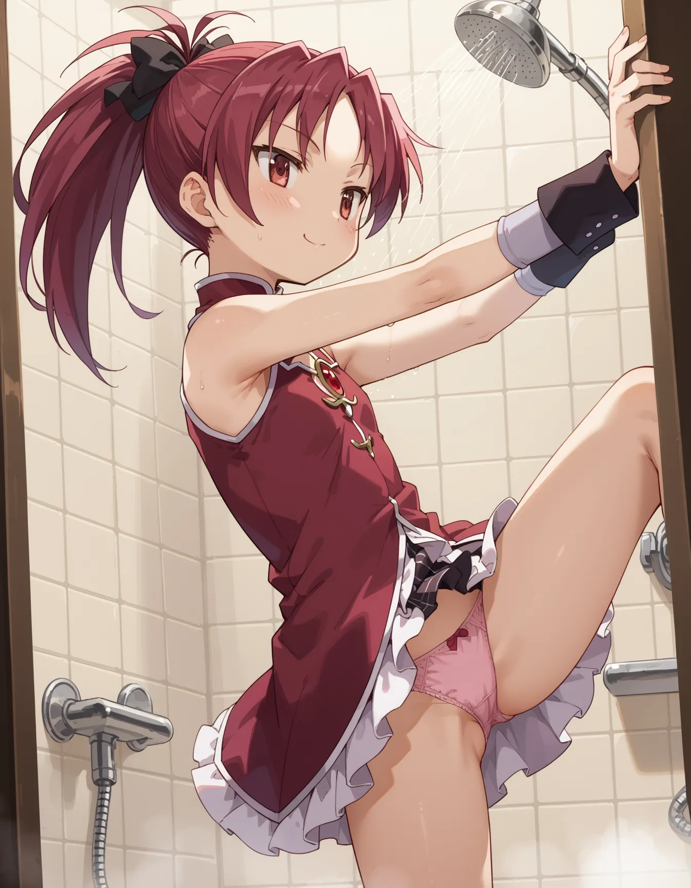 【「貧乳×下着（ブラジャー・パンティ）」AIエロ画像（イラスト・アニメ・二次元風）1743枚まとめ！(54ページ目)のエロ画像21枚目
