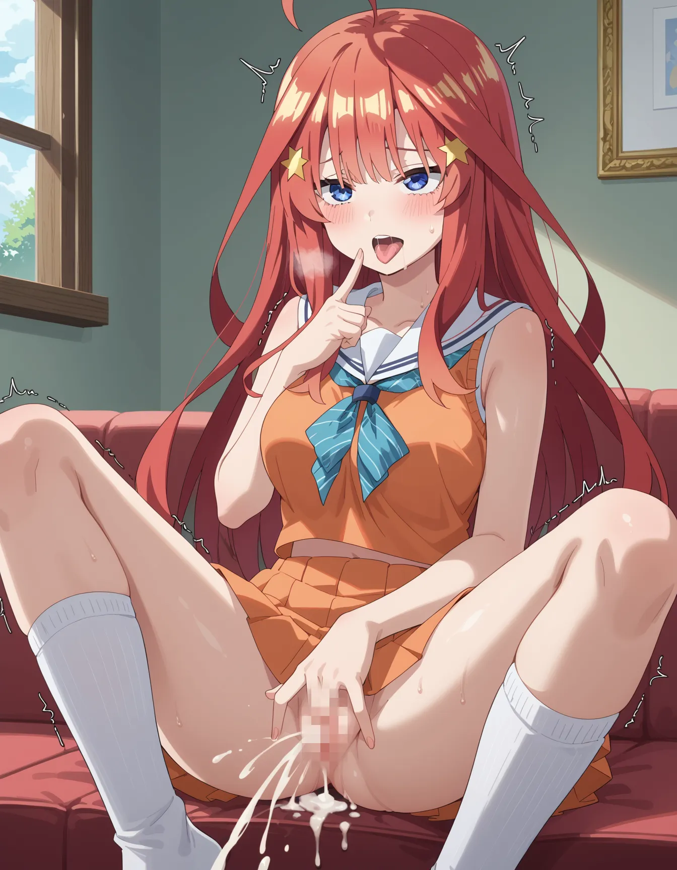 【「おまんこ×学制服」AIエロ画像（イラスト・アニメ・二次元風）845枚まとめ！(26ページ目)のエロ画像29枚目