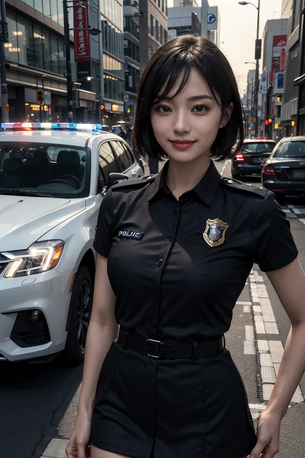 【「女警官」AIエロ画像（リアル・実写・フォト風）810枚まとめ！(25ページ目)のエロ画像19枚目
