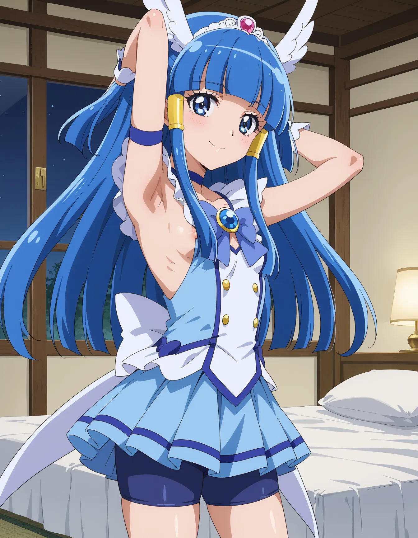 【「腋・脇」AIエロ画像（イラスト・アニメ・二次元風）4705枚まとめ！(146ページ目)のエロ画像11枚目