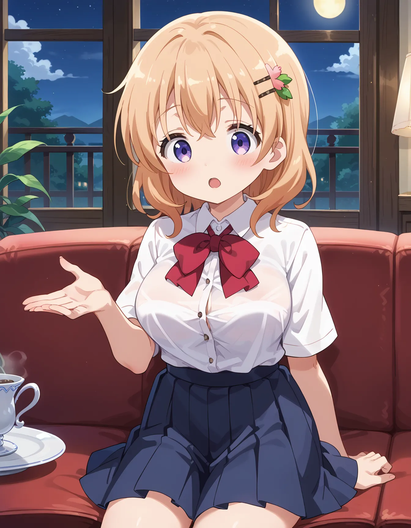【「学制服」AIエロ画像（イラスト・アニメ・二次元風）4855枚まとめ！(149ページ目)のエロ画像2枚目