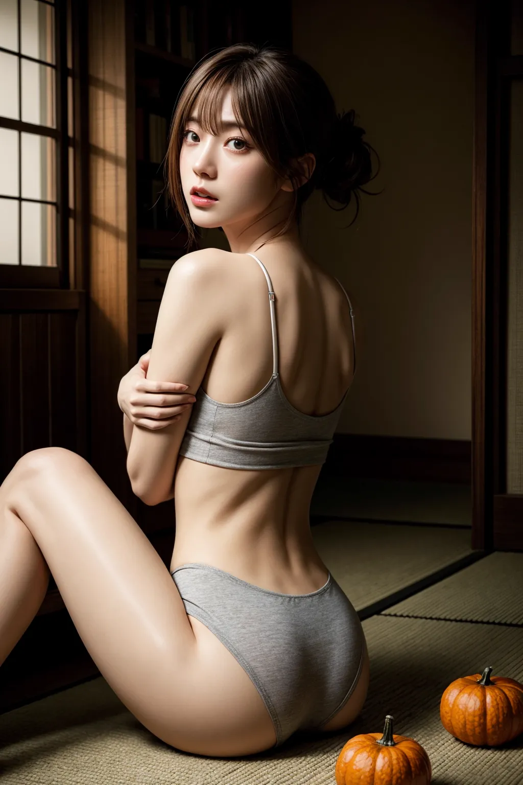 【「貧乳」AIエロ画像（リアル・実写・フォト風）21896枚まとめ！(672ページ目)のエロ画像13枚目
