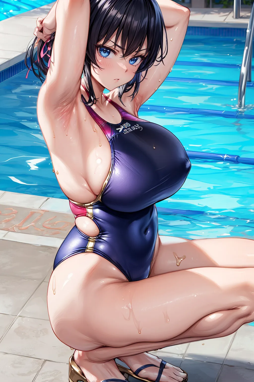 【「爆乳・超乳」AIエロ画像（イラスト・アニメ・二次元風）5621枚まとめ！(173ページ目)のエロ画像3枚目