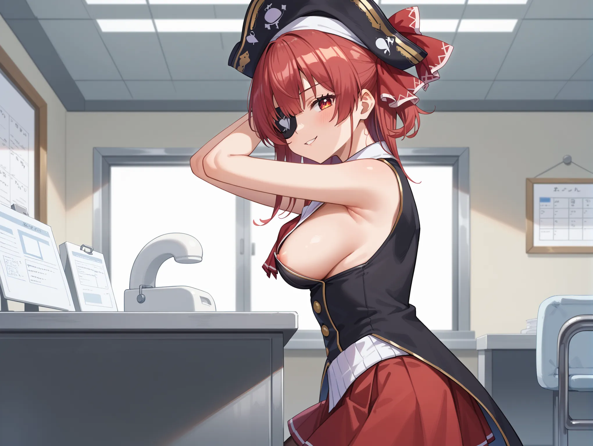 【「腋・脇」AIエロ画像（イラスト・アニメ・二次元風）4705枚まとめ！(145ページ目)のエロ画像22枚目