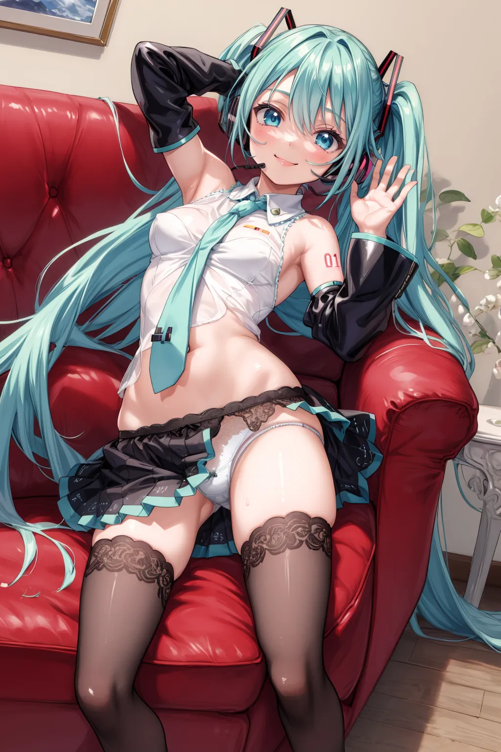 【「下着（ブラジャー・パンティ）」AIエロ画像（イラスト・アニメ・二次元風）15996枚まとめ！(489ページ目)のエロ画像4枚目