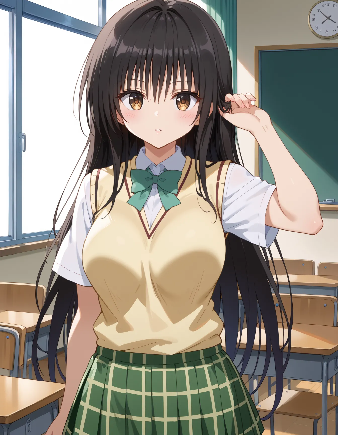 【「学制服」AIエロ画像（イラスト・アニメ・二次元風）4855枚まとめ！(148ページ目)のエロ画像8枚目