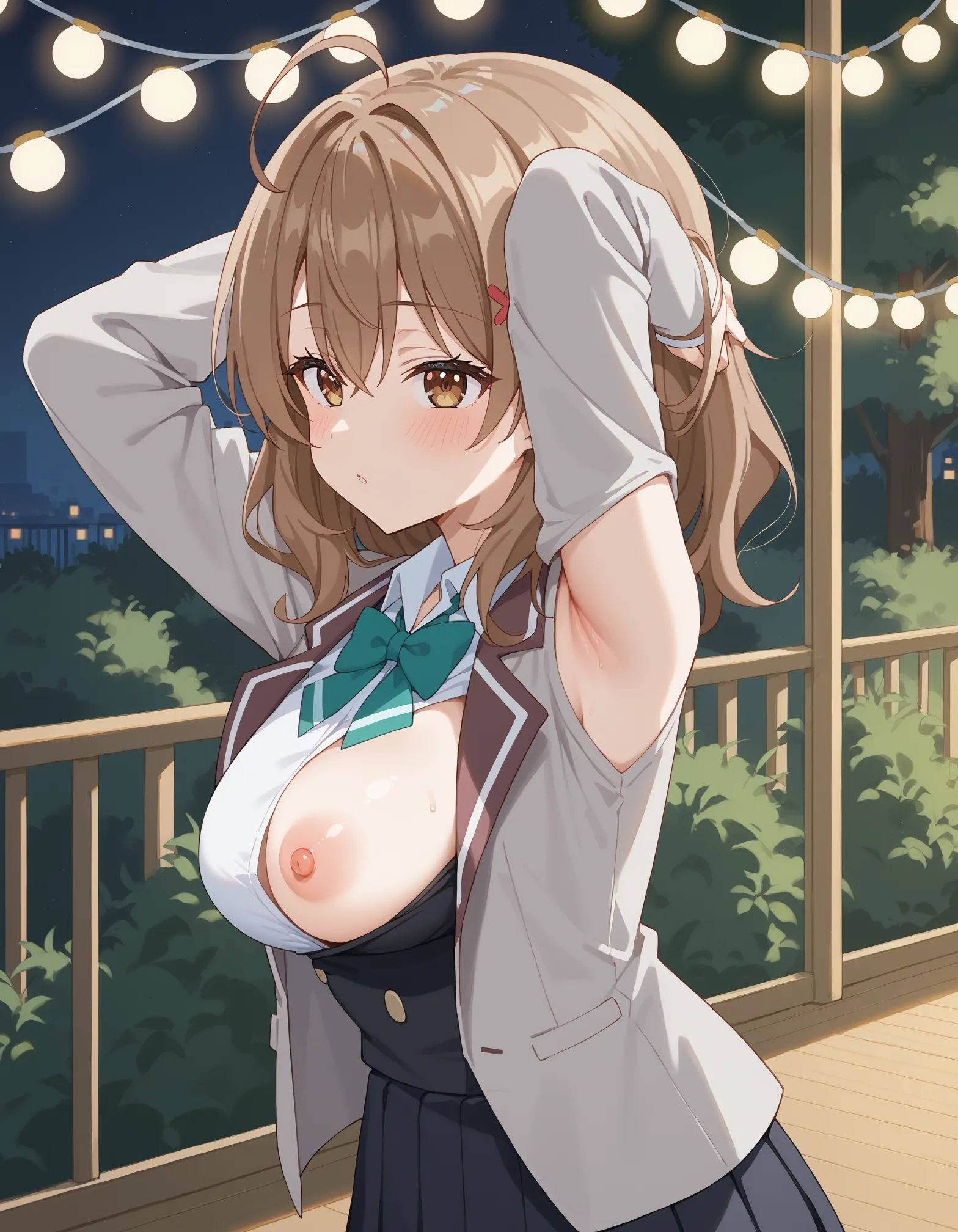 【「腋・脇」AIエロ画像（イラスト・アニメ・二次元風）4705枚まとめ！(145ページ目)のエロ画像16枚目