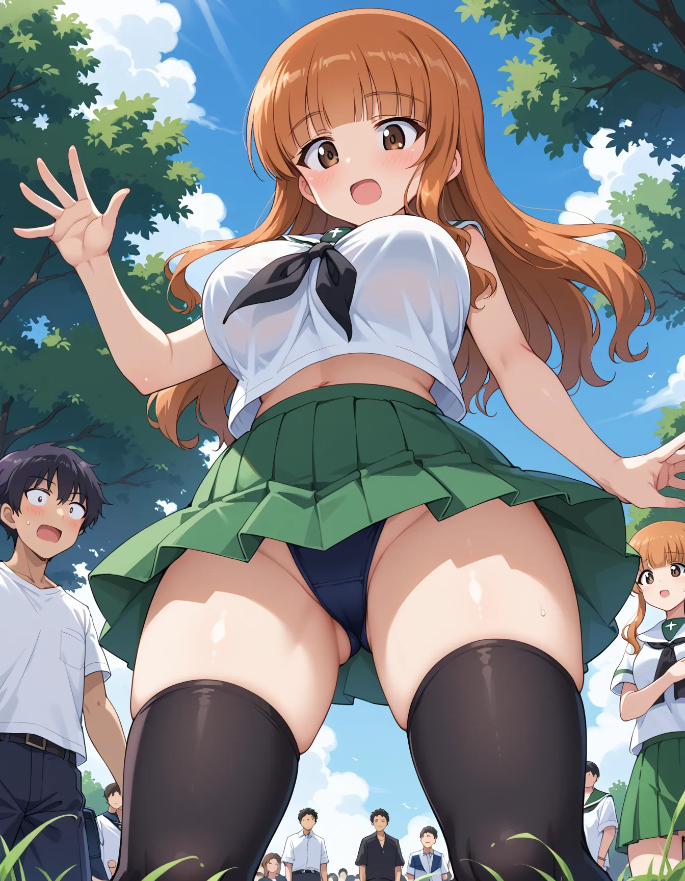 【「学制服」AIエロ画像（イラスト・アニメ・二次元風）4855枚まとめ！(147ページ目)のエロ画像28枚目