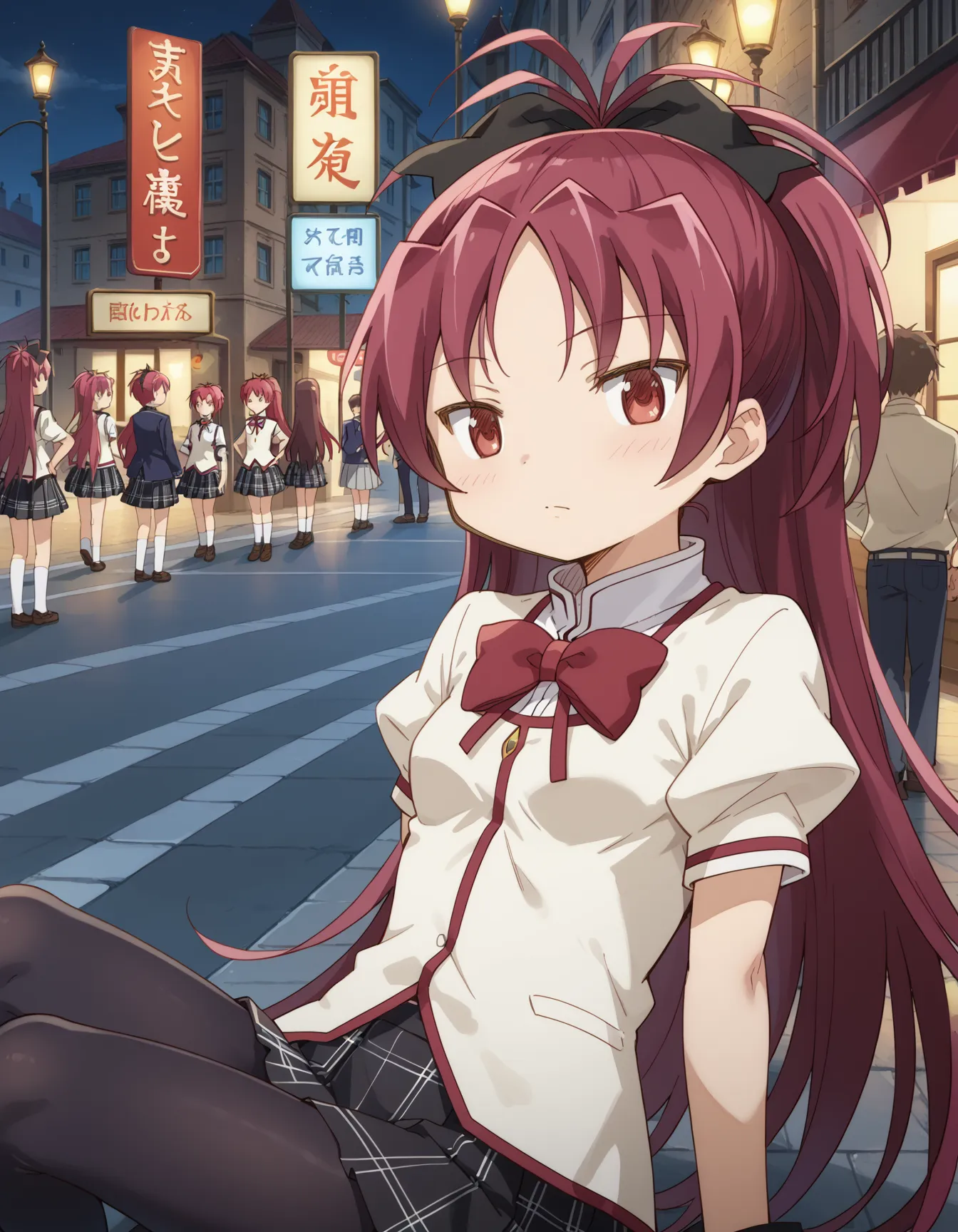 【「学制服」AIエロ画像（イラスト・アニメ・二次元風）4855枚まとめ！(147ページ目)のエロ画像23枚目