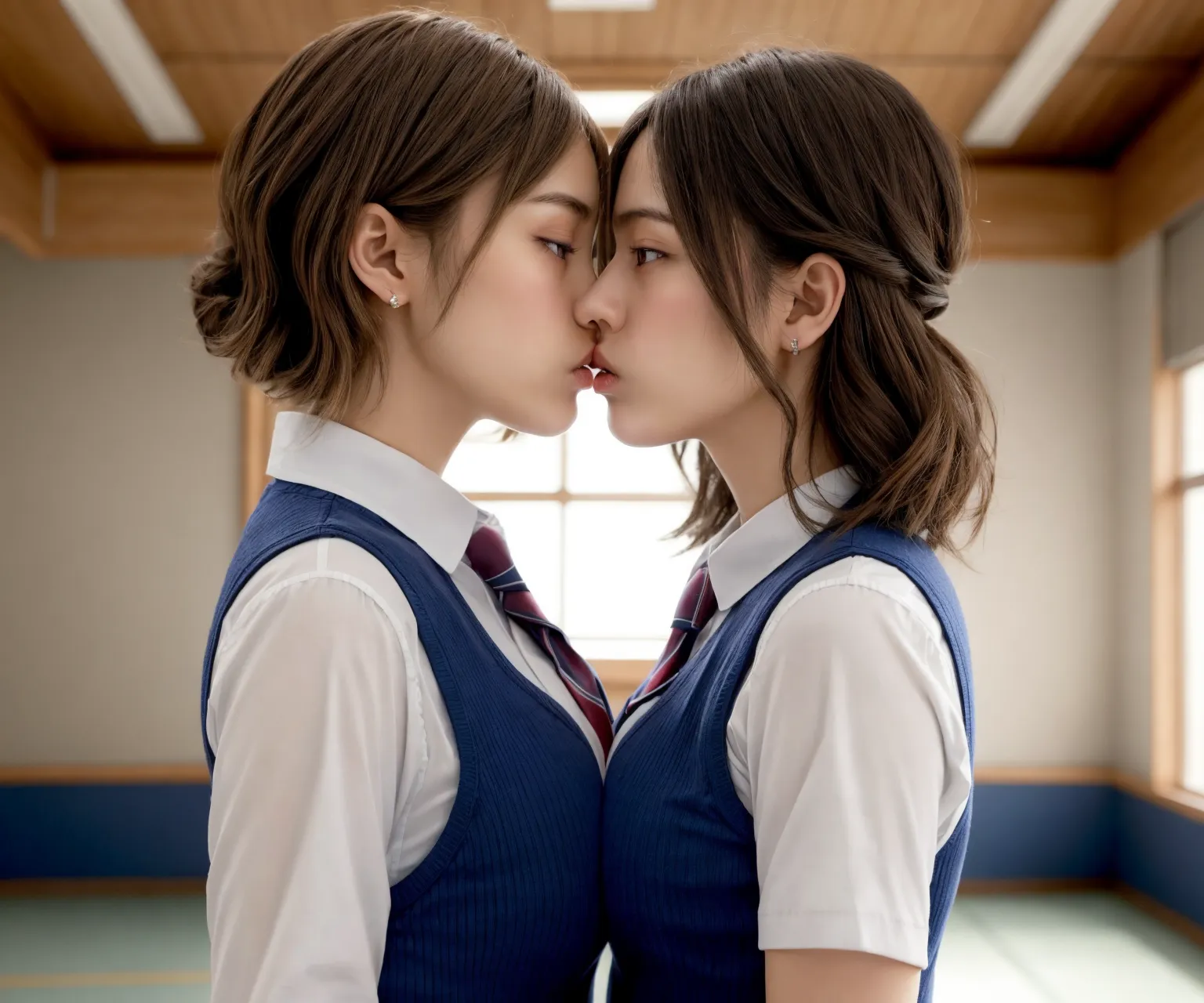 【「女子校生・JK×学制服」AIエロ画像（リアル・実写・フォト風）6248枚まとめ！(191ページ目)のエロ画像6枚目