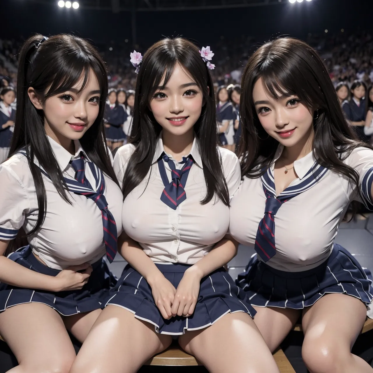 【「爆乳・超乳×アイドル」AIエロ画像（リアル・実写・フォト風）346枚まとめ！(11ページ目)のエロ画像5枚目