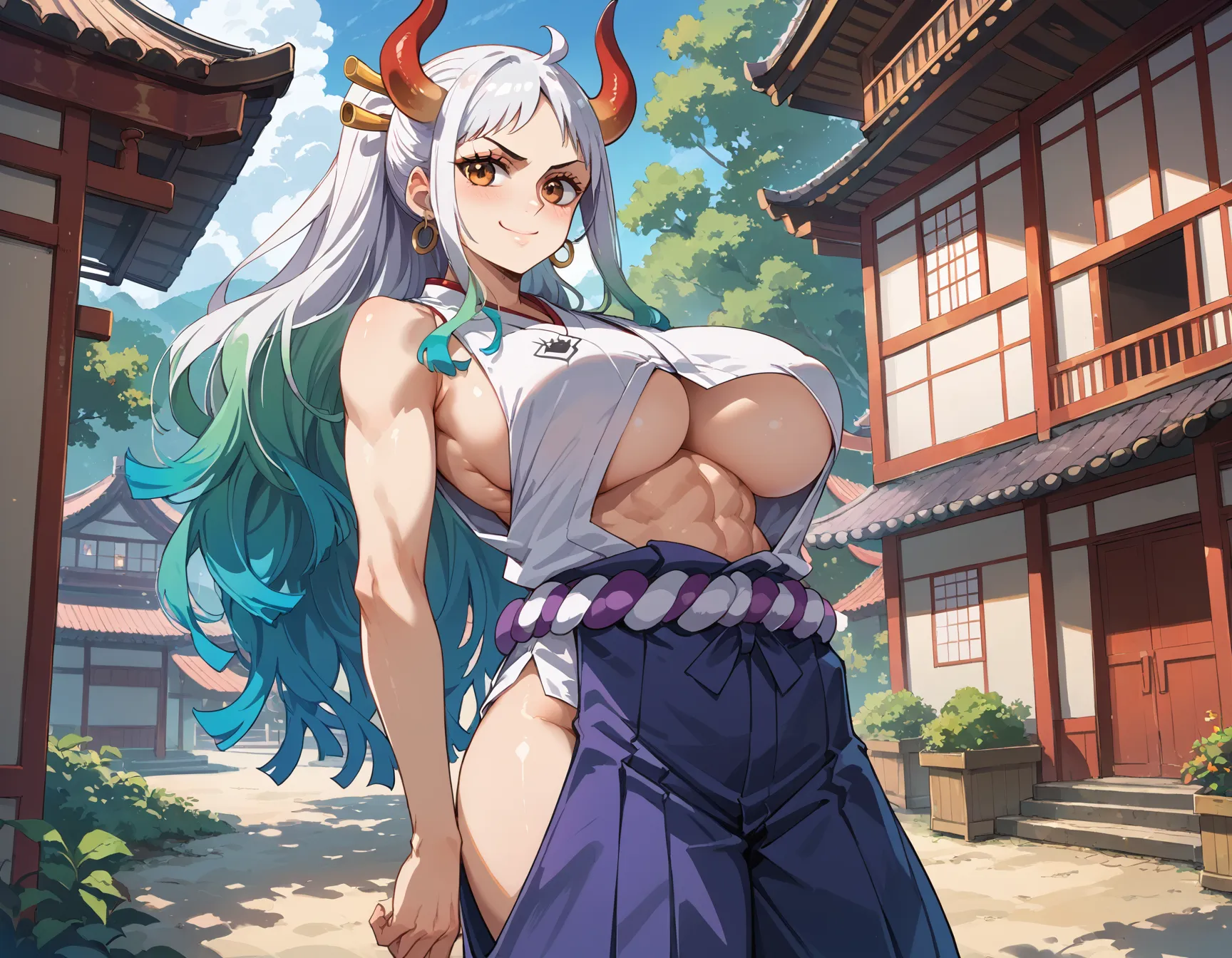 【「着物」AIエロ画像（イラスト・アニメ・二次元風）1472枚まとめ！(44ページ目)のエロ画像26枚目