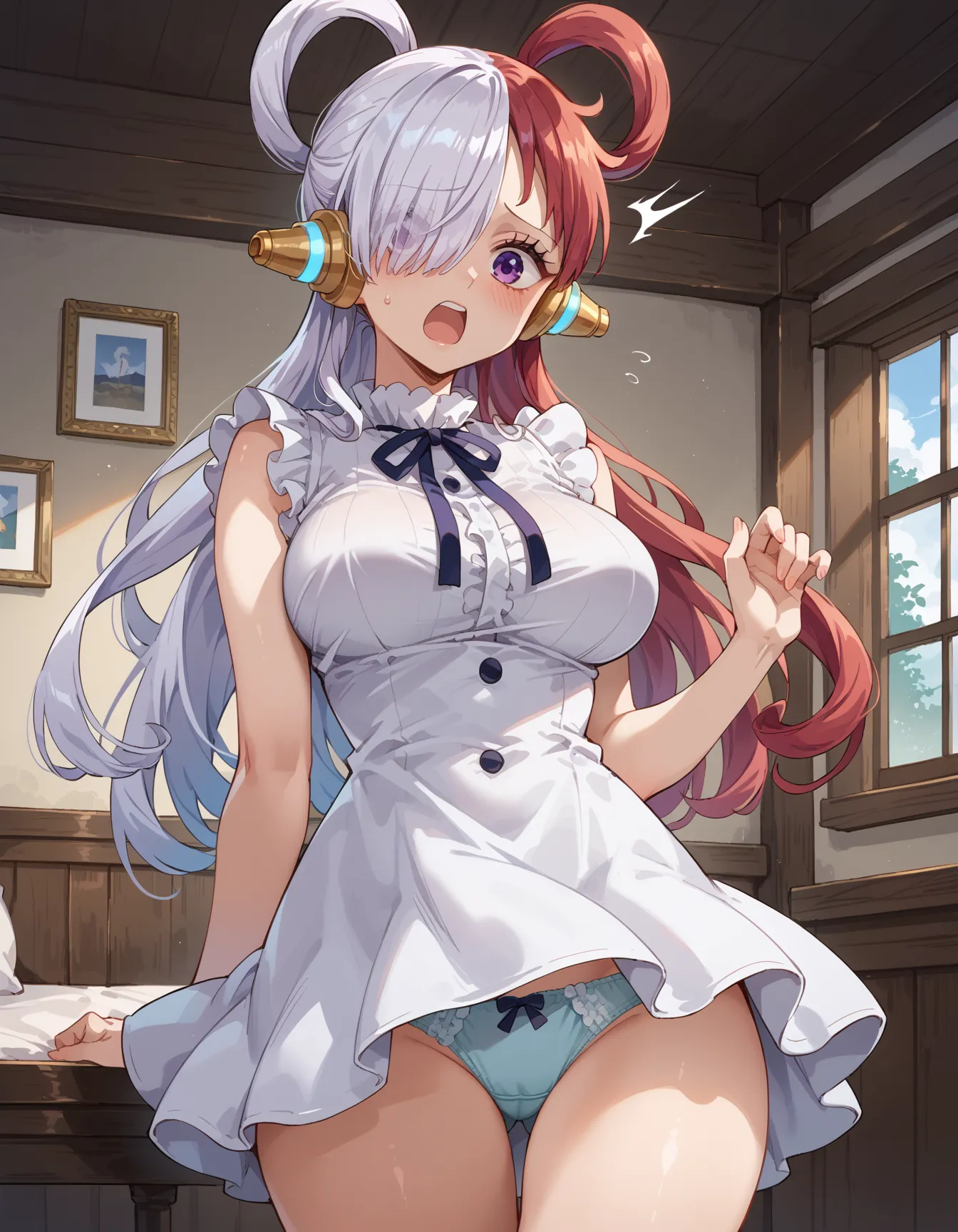 【「下着（ブラジャー・パンティ）」AIエロ画像（イラスト・アニメ・二次元風）15996枚まとめ！(484ページ目)のエロ画像3枚目