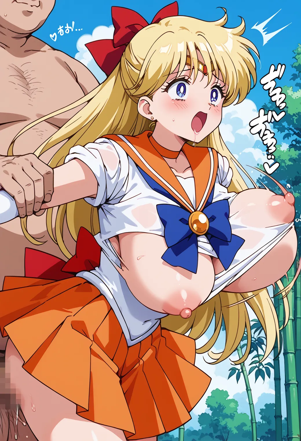 【「爆乳・超乳」AIエロ画像（イラスト・アニメ・二次元風）5621枚まとめ！(170ページ目)のエロ画像10枚目