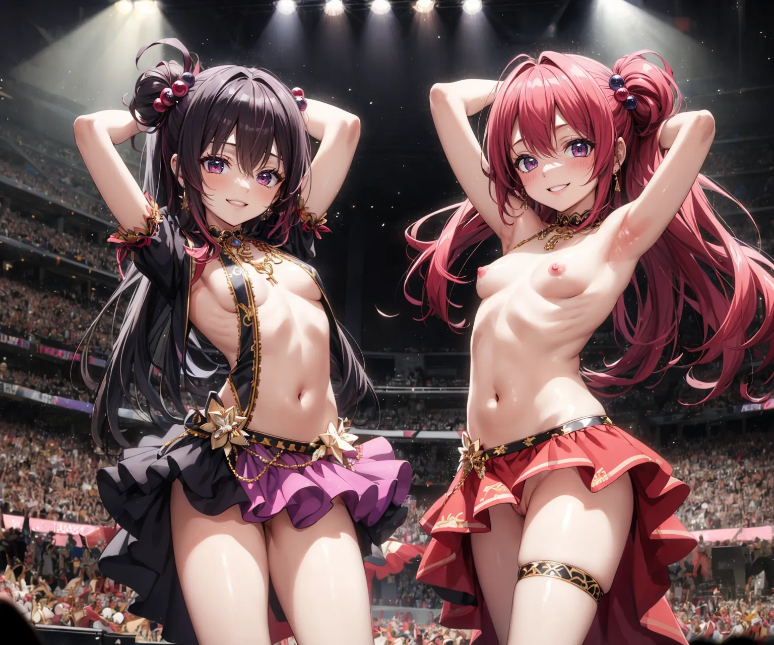【「アイドル」AIエロ画像（イラスト・アニメ・二次元風）767枚まとめ！(24ページ目)のエロ画像9枚目