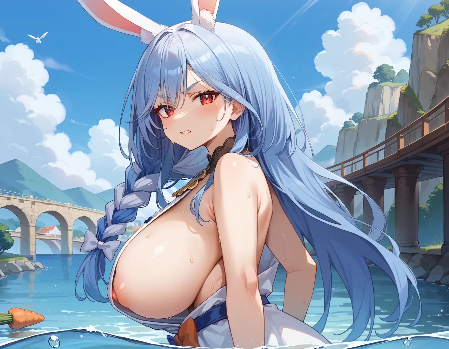 【「爆乳・超乳」AIエロ画像（イラスト・アニメ・二次元風）5621枚まとめ！(170ページ目)のエロ画像1枚目