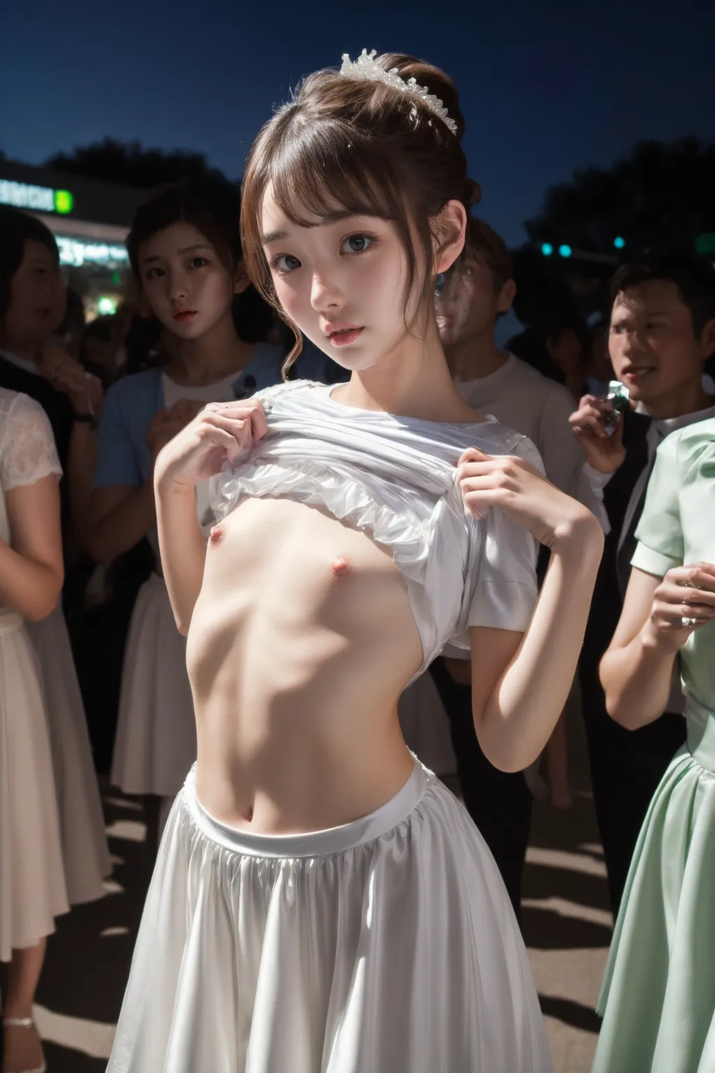【「ウェディングドレス」AIエロ画像（リアル・実写・フォト風）862枚まとめ！(27ページ目)のエロ画像2枚目
