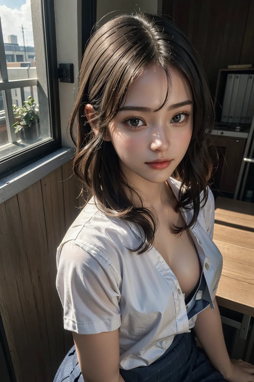 【「貧乳」AIエロ画像（リアル・実写・フォト風）21896枚まとめ！(658ページ目)のエロ画像23枚目