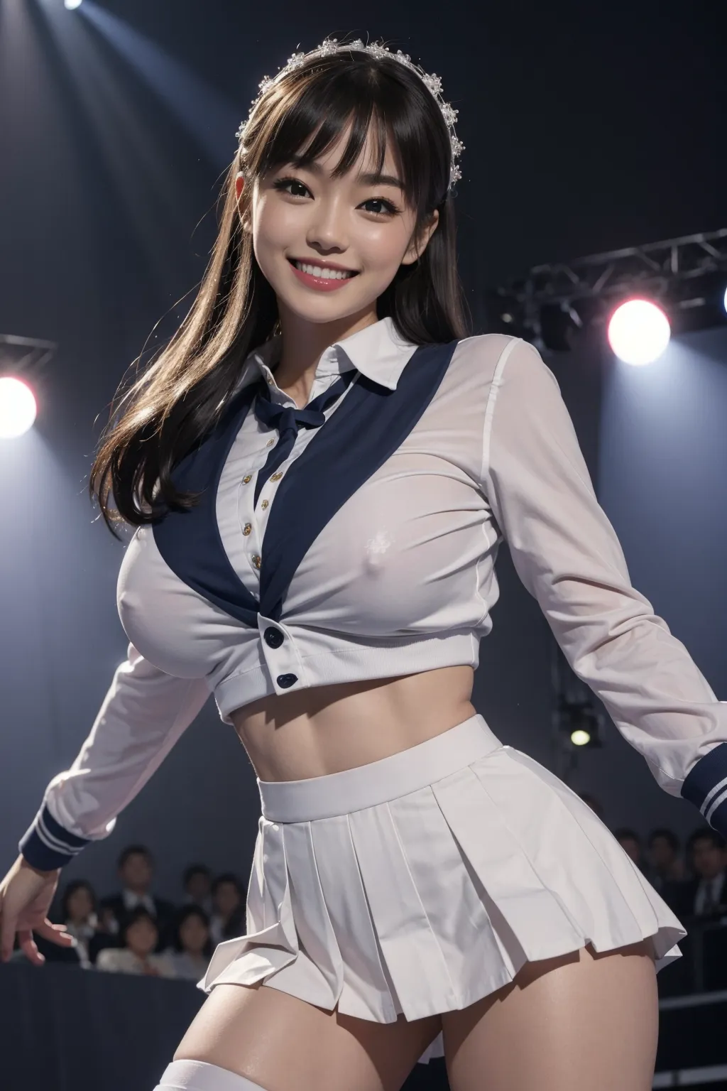 【「爆乳・超乳×アイドル」AIエロ画像（リアル・実写・フォト風）346枚まとめ！(11ページ目)のエロ画像3枚目